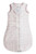 SwaddleDesigns Microfleece Sleeping Sack with 2 Way Zipper  Pastel Pink Puff Circles  12 18MO