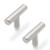 50Pack T Bar Single Hole Knobs Cabinet Pull Drawer Handle Stainless Steel Modern Hardware for Kitchen and Bathroom Cabinets Cupboard  2in Overall Length