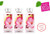 Bath   Body Works Cherry Blossom Body Lotion  8 Fl Oz  Pack of 3