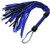 Strict Leather Black and Blue Suede Flogger