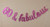 All About Details 60 & Fabulous Cursive Banner (Pink)