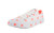 Converse Womens Chuck Taylor All Star Polka Dots Low Top White Crimson Pulse White Sneaker   7