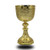 Gold Plated Brass Embosedd King Arthur Chalice Medieval Decor Gothic Goblet Pack of 1
