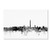 Washington DC Skyline B W by Michael Tompsett  16x24 Inch Canvas Wall Art