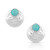 Montana Silversmiths Two Way Concho Turquoise Post Earrings