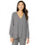 Karen Kane Split Back Crossover Top Print XS