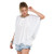 Volcom Junior s Red Eye Off Shoulder Butterfly Sleeve Blouse Top  White  XS