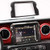 8 4  GPS Navigation Control Panel Frame Cover Trim for 2018 2019 2020 Jeep Wrangler JL JLU   2020 Jeep Gladiator JT  Carbon Fiber Grain