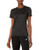 adidas Womens running Supernova Short sleeve Tee  black  Large