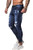 GINGTTO Skinny Jeans for Men Stretch Slim fit Ripped Denim Jean Pants Stretch Elastic Waist Size 32