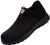 LARNMERN Steel Toe Socks Shoes for Men Work Safety Sneakers Lightweight Industrial   Construction Slip on Shoe 11  Black