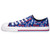 FOCO NFL Womens Low Top Repeat Print Canvas Shoe  Buffalo Bills  Medium