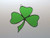 Handcrafted Green Shamrock Suncatcher Stained Glass Ornament