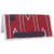 Tough 1 Square Saddle Pad Fleece Bottom  Red Black Cream