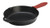 Lodge L10SK3ASH41B Cast Iron Skillet with Red Silicone Hot Handle Holder, 12-inch