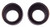 DAT AUTO PARTS Fog Light Bezel Set of Two Replacement for 05 17 Nissan Frontier for Steel Bumpers Black Left Driver Right Passenger Side Pair NI1038117 NI1039117