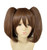Diane Serpent Cosplay Wig Envy Brown Hair The Seven Deadly Sins Anime Halloween Accessories Props Long Ponytail 50cm