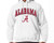 Campus Colors NCAA Adult Arch   Logo Gameday Hooded Sweatshirt  Alabama Crimson Tide   White  X Large