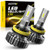 AUXITO H11 H8 H9 LED Headlight Bulbs  300 Brighter  6500K White Fanless Headlights  Plug and Play Direct Replacement for High Low Beam Headlights  Fog lights  Pack of 2