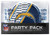 NFL Los Angeles Chargers Disposable Party Pack (Plates, Cups, Forks, Napkins)