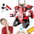 Anysun Building Blocks RC Robot  STEM Remote Control Robot Bricks Creative Toys Educational Building Kits Intelligent Rechargeable Construction Building Robot Learning Toy Gift for Boys Girls  Red