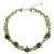 NOVICA Peridot Dyed Cultured Freshwater Pearl Sterling Silver Beaded Necklace  16 25   Heaven s Gift
