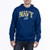 Top of the World Navy Men s Applique Arch Over Hoodie  X Large