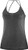 Salomon Women s Comet Athletic Tank Top  Black Ebony Heather  S