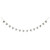 Meri Meri Silver Knitted Flag Garland