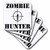 3dRose CST 161176 4 Zombie Hunter Ceramic Tile Coasters  Set of 8