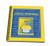 3dRose db_98905_1 30Th Birthday Cupcake on Music Notes, Blue & Yellow Drawing Book, 8 by 8"