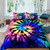 Tie Dye Duvet Cover Set Colorful Boho Psychedelic Swirl Print Comforter Cover for Kids Boys Girls Teens Hippie Bohemian Gypsy Bedding Set Decor 3Pcs Bedspread Cover with 2 Pillowcase Full Size