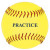 Practice Softball  Yellow  12 Inch  One Dozen