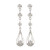Montana Silversmiths Star Lights Three Tiered Raindrop Earrings