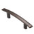 Cauldham 25 Pack Solid Kitchen Cabinet Arch Pulls Handles  3  Hole Centers    Modern Curved Drawer Door Hardware   Style M242   Oil Rubbed Bronze