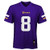 Kirk Cousins Minnesota Vikings NFL Youth 8 20 Purple Home Mid Tier Jersey  Youth Small 8