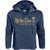 Elite Fan Shop Notre Dame Fighting Irish Womens Crop Hoodie Sweatshirt Vintage   Medium   Navy