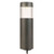 Hampton Bay Low Voltage Black Outdoor Integrated LED Round Bollard Path Light
