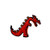 TUFFY Junior Dinosaur Destructosaurus  Durable Dog Toy