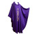 BLESSUME Chasuble Vestments Purple Church Priest Garment