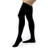 JOBST Relief Thigh High with Silicone Dot Top Band  20 30 mmHg Compression Stockings  Closed Toe  Large  Black