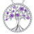 Tree of Life Necklace Amethyst Jewelry for Wife Mom Birthday Gifts for Women Teen Girls Sterling Silver Necklace for Her