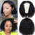 Ainmeys short bob wigs 2x6 lace closure wigs brazilian curly wave Lace Front wigs human hair curly bob wigs for black women 150 Density Pre Plucked with bady hair  8inch bob  2x6 lace closure
