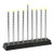 Rite Lite LTD Diamond Cut Aluminium Tubes LED Electric Menorah - Battery Operated