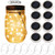 Mason Jar Solar Lantern Lights, 8 Pack 20 Leds Fairy Star Firefly Solar Lids Jar Lights,8 Hangers Included(No Jars),for Mason Jar Wedding Patio Garden Lanterns Table Decor Lights