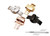 18mm Watch Buckle Watch Band Stainless Steel Rose Gold Deployant Butterfly Watch Clasp
