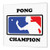 3dRose ht1498253 Pong Champion Iron on Heat Transfer  10 by 10-Inch  for White Material