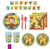 Curious George Birthday Party Supplies for 16 Guests