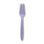 Amscan Premium Plastic disposable-forks  20 pieces  Lavender