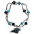 NFL Siskiyou Sports Womens Carolina Panthers Crystal Bead Bracelet One Size Team Color